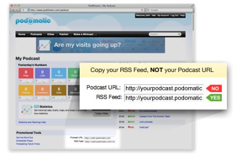 Podomatic RSS Feed
