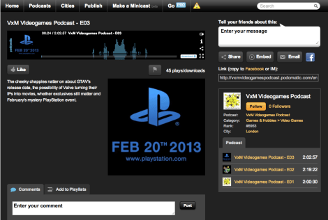 Podomatic Screenshot